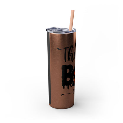 The Boo Crew, Skinny Tumbler with Straw, 20oz