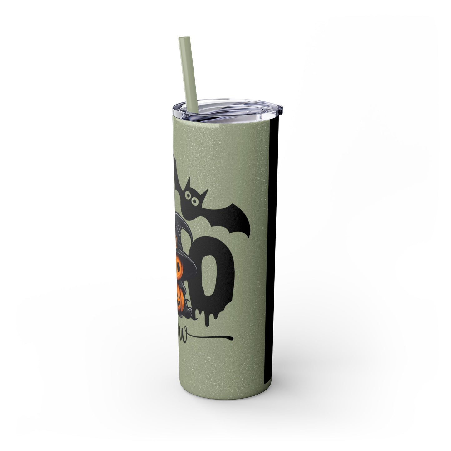 The Boo Crew, Skinny Tumbler with Straw, 20oz