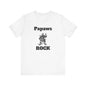 Papaws Rock Mens T-Shirt – Perfect Gift for Grandparents – Casual Trendy Tee