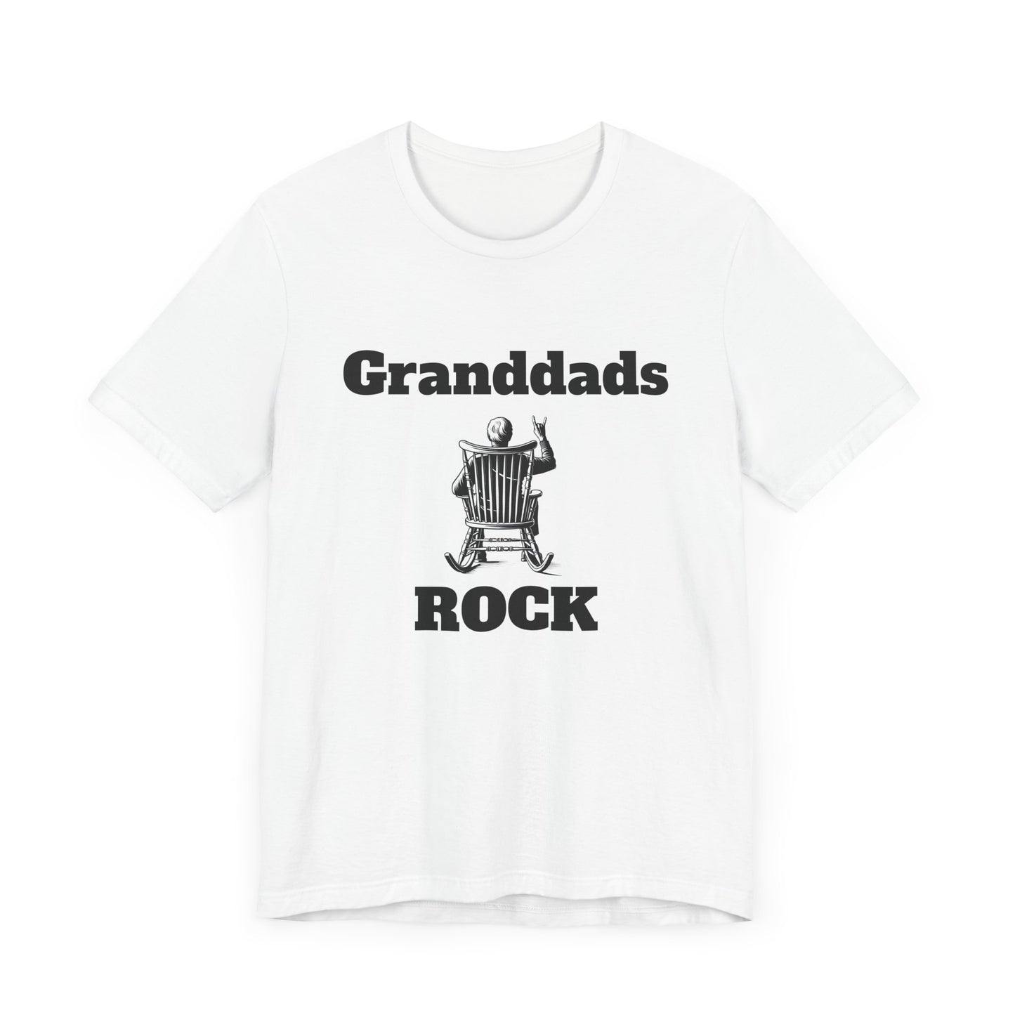 Granddads Rock Mens T-Shirt – Perfect Gift for Grandparents – Casual Trendy Tee