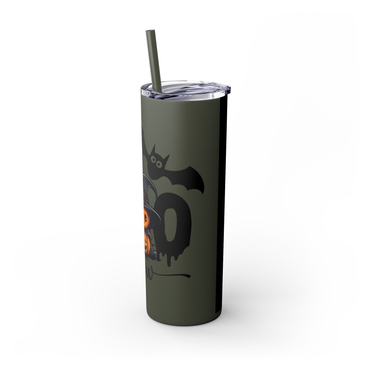 The Boo Crew, Skinny Tumbler with Straw, 20oz