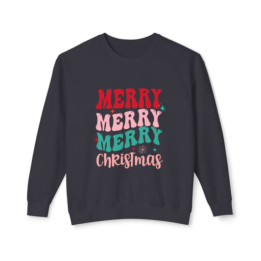 Merry Christmas Crewneck Sweatshirt – Festive Holiday Apparel