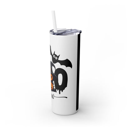 The Boo Crew, Skinny Tumbler with Straw, 20oz