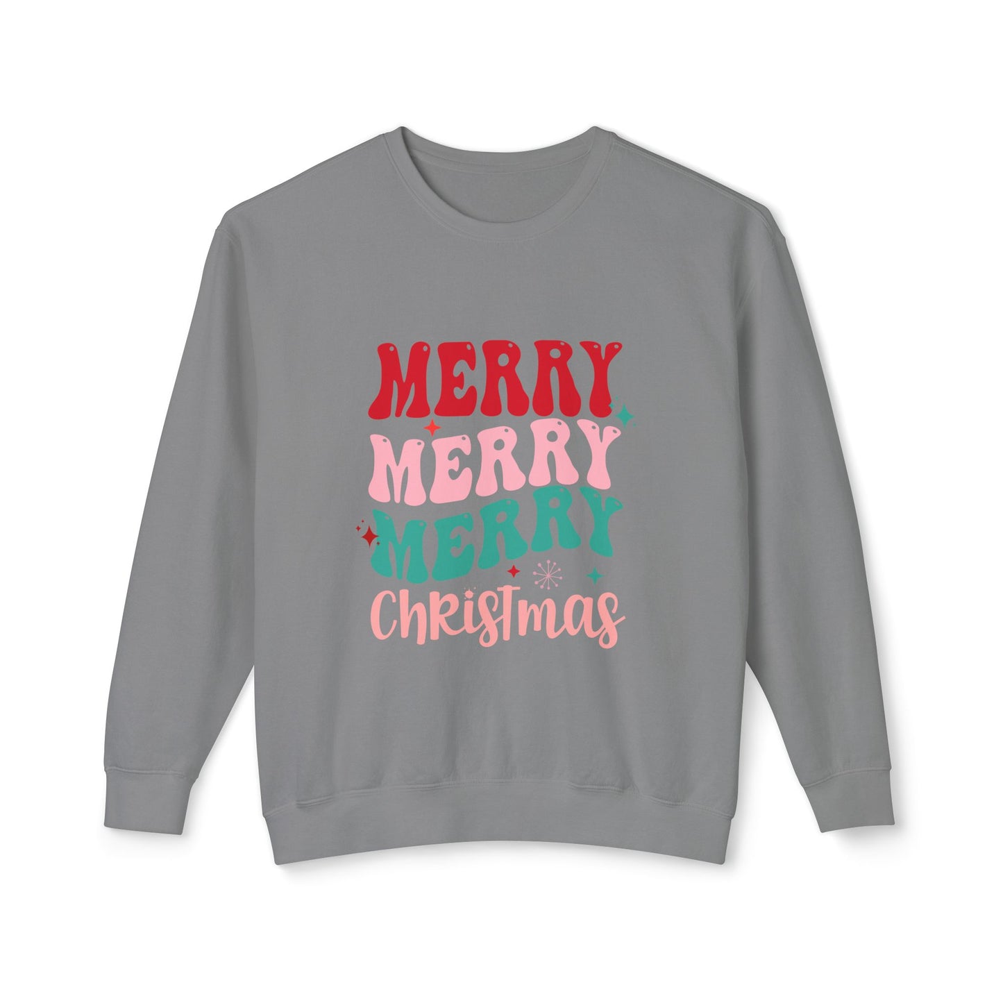 Merry Christmas Crewneck Sweatshirt – Festive Holiday Apparel