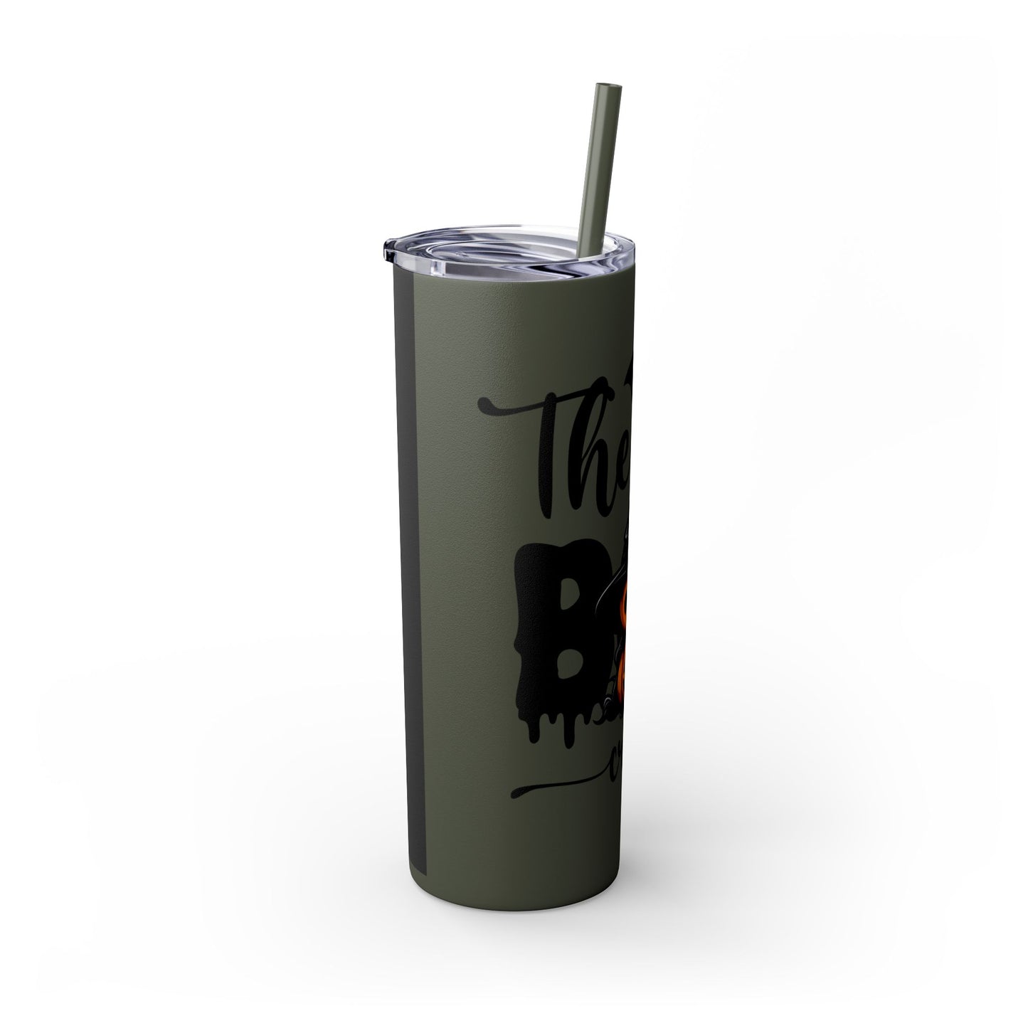 The Boo Crew, Skinny Tumbler with Straw, 20oz