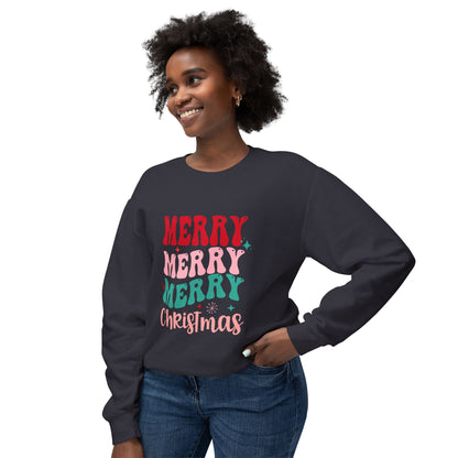 Merry Christmas Crewneck Sweatshirt – Festive Holiday Apparel