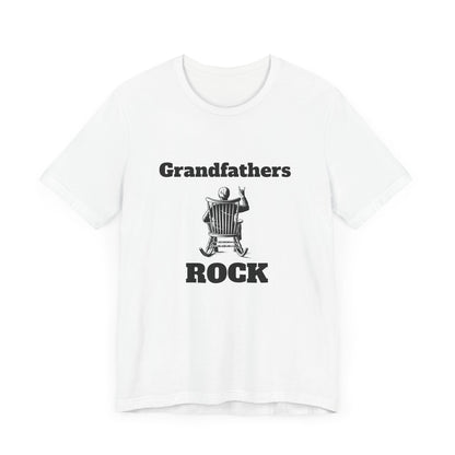 Grandfathers Rock Mens T-Shirt – Perfect Gift for Grandparents – Casual Trendy Tee