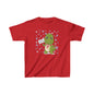 Cute Dino Holiday Kids Tee - Perfect for Winter Celebrations!