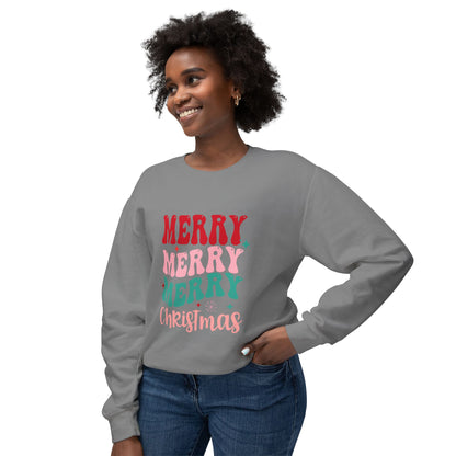 Merry Christmas Crewneck Sweatshirt – Festive Holiday Apparel