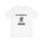 Grandfathers Rock Mens T-Shirt – Perfect Gift for Grandparents – Casual Trendy Tee